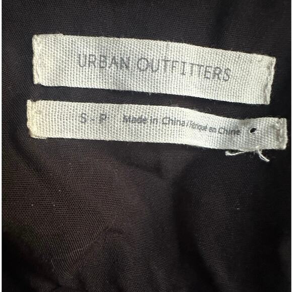 Urban Outfitters Snakeskin Black Gold Small Petite Ruffle Homecoming Dress - Picture 3 of 8